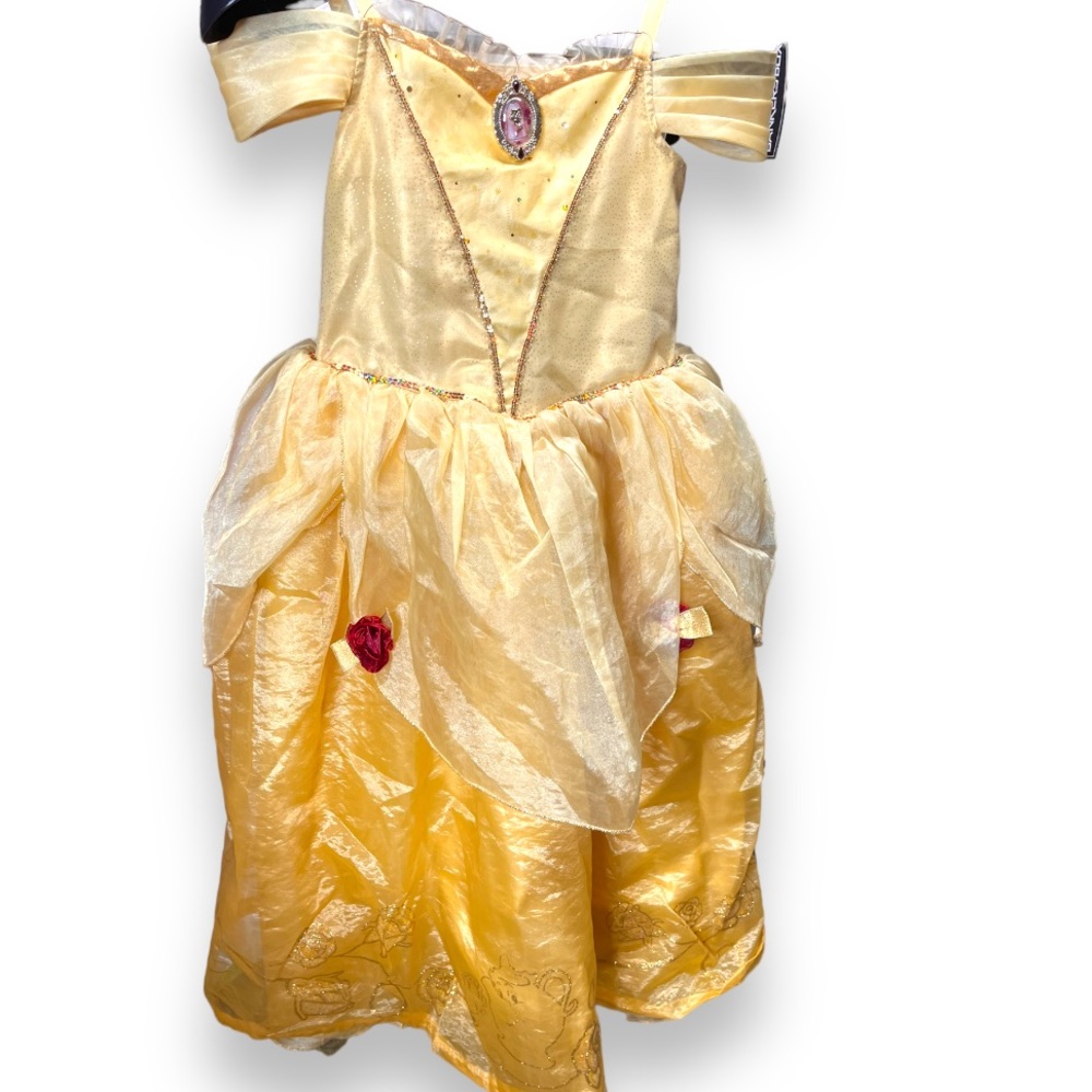 Disney beauty and the beast girls princess costume Halloween 7/8